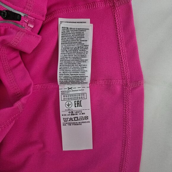 Gap Fit DRY Girls Happy Pink Activewear Full Zip Running Track Jacket Size Large - Picture 9 of 16